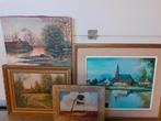 4 schilderijen, Ophalen of Verzenden