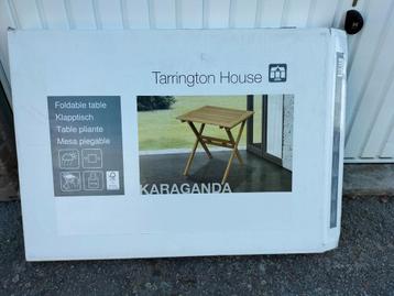 Nieuwe inklapbare acaciahout tafel  beschikbaar voor biedingen