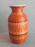 Zeldzaam vaasje in geweven bamboe, Huis en Inrichting, Woonaccessoires | Vazen, Ophalen of Verzenden