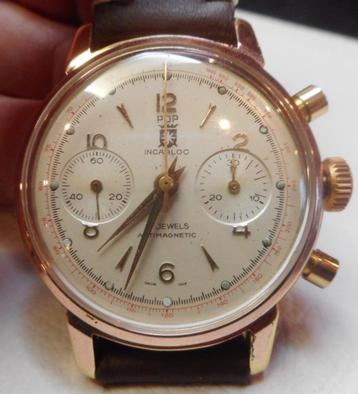 110) POP Chronographe mécanique vintage, calibre Landeron 24 beschikbaar voor biedingen