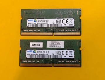 RAM pour ordinateur portable Samsung DDR4 SODIMM 2 x 8 Go PC