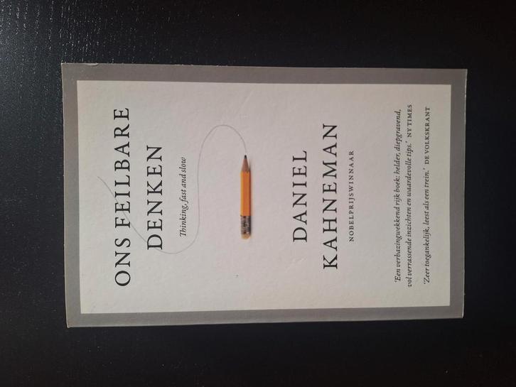 Daniel Kahneman - Ons feilbare denken, Boeken, Psychologie, Zo goed als nieuw, Ophalen of Verzenden