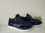 Hafjes | Modena | Sneaker met glitters | Lichtgewicht zool, Ophalen, Nieuw, Blauw