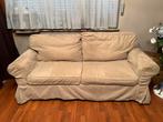 Slaapbank, Huis en Inrichting, Slaapkamer | Slaapbanken, Ophalen, 90 cm, Beige, Zo goed als nieuw