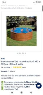 Piscine en acier, Jardin & Terrasse, Piscines, Enlèvement, Comme neuf