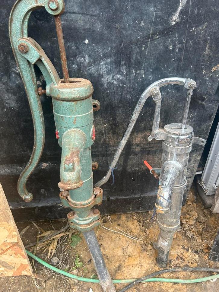oude vintage wattenpompen, Tuin en Terras, Waterpompen, Gebruikt, Handmatig, Ophalen