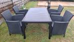 tuinset : 1 tafel en 4 stoelen, Ophalen, Gebruikt, Tuinset