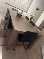 Grande table a manger de 6/8 personnes couleur bois foncé, Comme neuf, Enlèvement, 50 à 100 cm, Rectangulaire