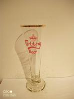 Oud acide / gezuurd bierglas Carlsberg Beer, Verzamelen, Ophalen of Verzenden, Zo goed als nieuw, Glas of Glazen, Overige merken