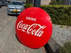 Coca Cola emaille reclamebord XL, Ophalen, Gebruikt, Reclamebord