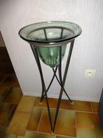 Plantenstaander met glazen stolp, Huis en Inrichting, Woonaccessoires | Stolpen, Ophalen