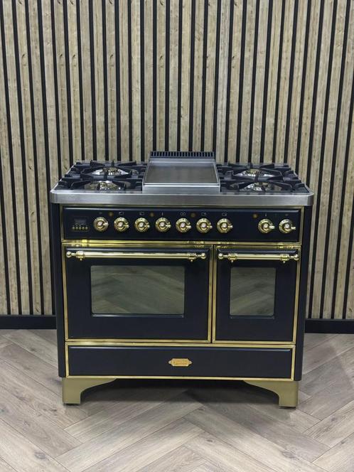 Prachtige Boretti Majestic 100cm Goud Messing + Frytop, Elektronische apparatuur, Fornuizen, Ophalen of Verzenden