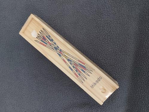 Kleine houten reismikado (nieuw verpakt), Hobby en Vrije tijd, Gezelschapsspellen | Bordspellen, Nieuw, Reisspel, Ophalen