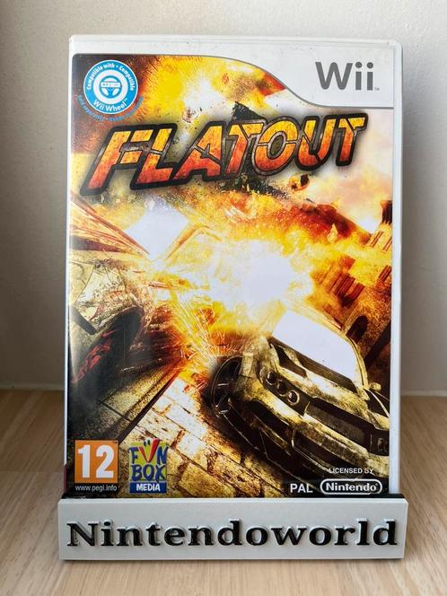 Flatout (Wii), Games en Spelcomputers, Games | Nintendo Wii, Zo goed als nieuw, Ophalen of Verzenden