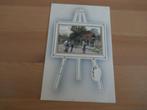 postkaart schilderij op schildersezel, Verzamelen, Verzenden, Gelopen, Ambachten of Beroep