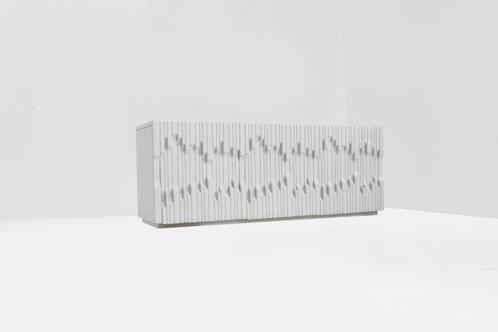 Vintage brutalist dressoir Pianoforte Luciano frigerio, Huis en Inrichting, Kasten |Televisiemeubels, Gebruikt, Minder dan 100 cm