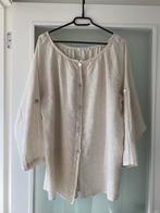 100% linnen blousje maat 46/48 Made in Italy, Kleding | Dames, Ophalen of Verzenden, Zo goed als nieuw, Maat 46/48 (XL) of groter