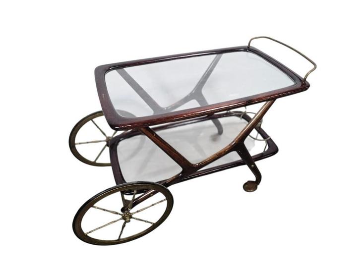 vintage roltafeltje / bar cart  / trolley 'Cassina', Kinderen en Baby's, Overige Kinderen en Baby's, Zo goed als nieuw, Ophalen of Verzenden