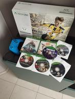 Xbox One S 500GB -7 games+ - 1 blauwe controller, Games en Spelcomputers, Spelcomputers | Xbox One, Ophalen, Xbox One, Zo goed als nieuw