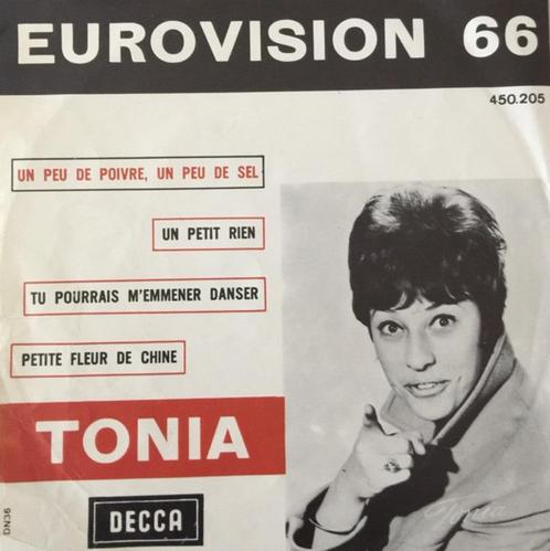 7"  Tonia (3) ‎– Un Peu De Poivre, Un Peu De Sel, Cd's en Dvd's, Vinyl Singles, Gebruikt, EP, Pop, 7 inch, Ophalen of Verzenden