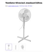 Witte Grote Staande Ventilator – Te Koop!, Ophalen, Gebruikt, Statiefventilator