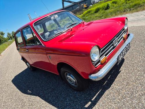 Honda n360 1971 uitzonderlijk mooi, Auto's, Oldtimers, Bedrijf, Honda, Rood, Zwart, Ophalen of Verzenden