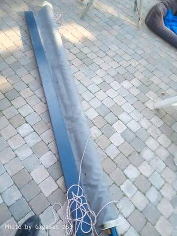 Veranda zonwering 250 br met motor + 350 met nieuwe doek, Tuin en Terras, Zonneschermen, Elektrisch, Ophalen of Verzenden, Zo goed als nieuw