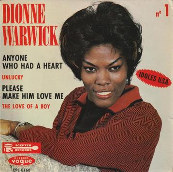 Dionne Warwick - Anyone who had a heart + 3 andere - % beschikbaar voor biedingen