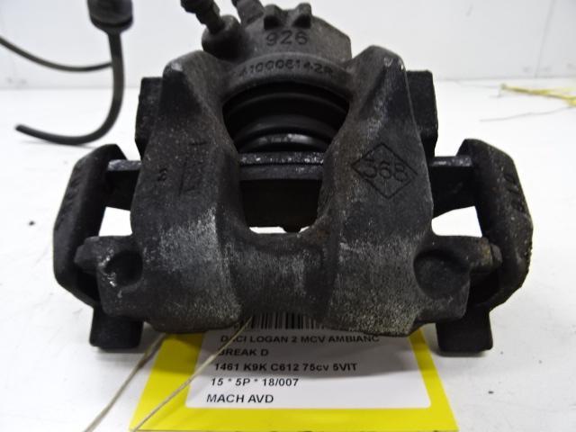 REMKLAUW RECHTS VOOR Dacia Logan MCV (KS) (01-2007/06-2013), Auto-onderdelen, Remmen en Aandrijving, Dacia, Gebruikt