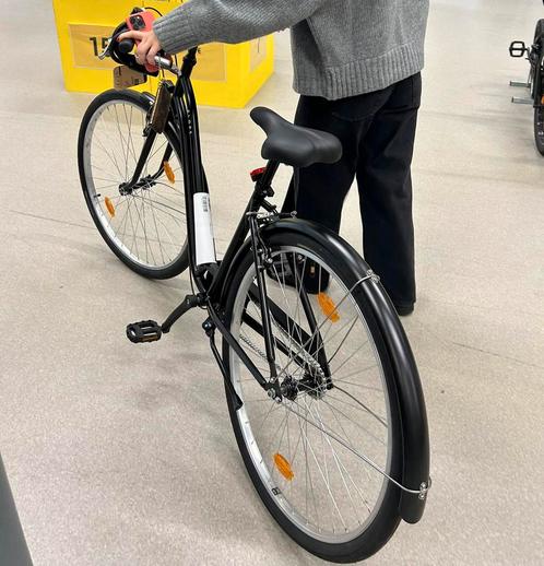 Elops Stadsfiets met lage frame en beveiligingsslot, Vélos & Vélomoteurs, Vélos | Hommes | Vélos pour homme, Comme neuf, Autres marques
