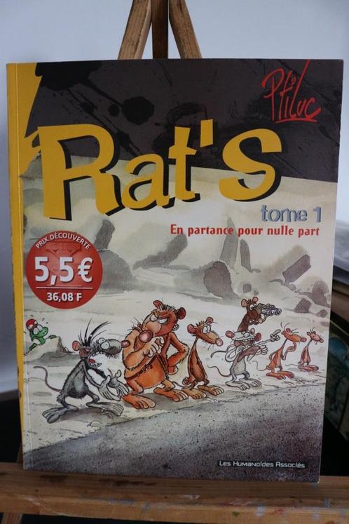 bd ptiluc RATS T1 (2002), Livres, BD, Une BD, Enlèvement ou Envoi