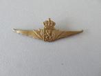 insigne Piloot Belgische luchtmacht, Verzamelen, Militaria | Algemeen, Verzenden, Luchtmacht, Embleem of Badge
