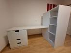 Bureel. Met kast. Ladenblok, Huis en Inrichting, Ophalen, Gebruikt, Bureau