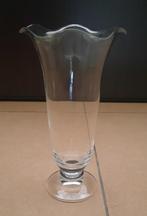 vaas golvende kraag, Huis en Inrichting, Ophalen, Overige kleuren, Minder dan 50 cm, Glas