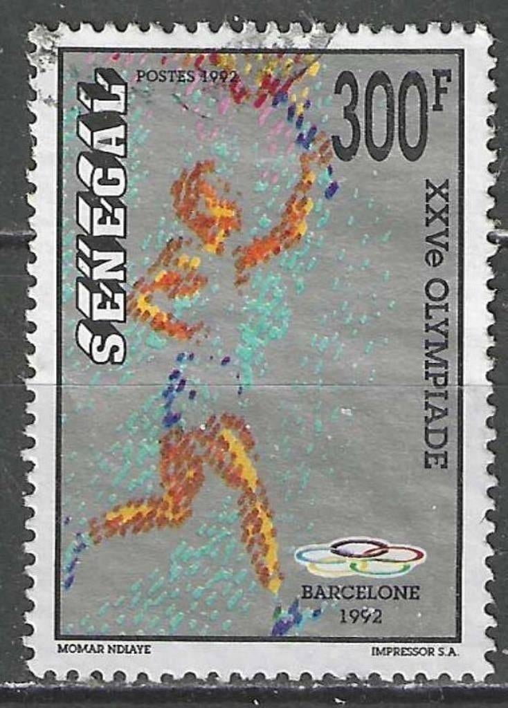 Senegal 1992 - Yvert 992 - Zomerspelen in Barcelona (ST), Postzegels en Munten, Postzegels | Afrika, Gestempeld, Verzenden