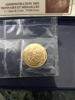Gouden medailles ( munt )De Gaulls 1980. FDC, Goud, Ophalen of Verzenden