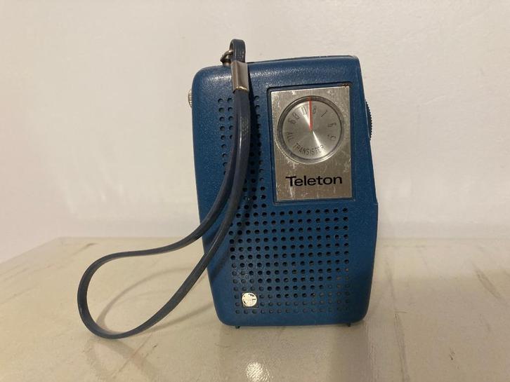 Vintage transistor Teleton, Antiek en Kunst, Antiek | Tv's en Audio, Ophalen of Verzenden