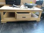 grande table basse, en bois massif, Maison & Meubles, Tables | Tables de salon, 100 à 150 cm, Moins de 50 cm, Comme neuf, Enlèvement