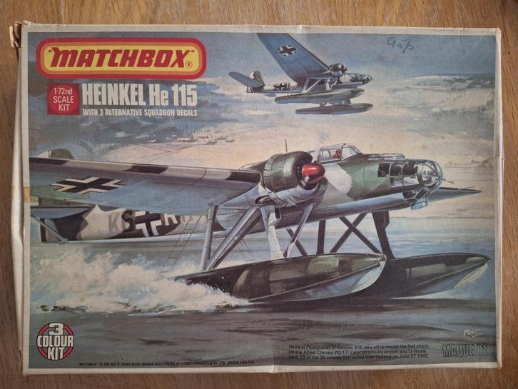 Matchbox Heinkel He 115, Hobby en Vrije tijd, Modelbouw | Vliegtuigen en Helikopters, Ophalen
