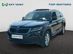 Skoda Kodiaq 7PL*AUTOMAAT*PANO DAK*GPS*CAMERA*TOPWAY.BE, Automaat, Airbags, Zwart, Diesel