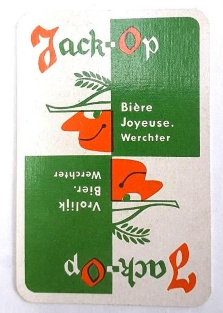 Jack-Op Bier boekje speelkaarten Brouwerij Werchter 1967, Verzamelen, Speelkaarten, Jokers en Kwartetten, Nieuw, Speelkaart(en)