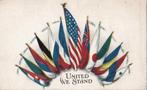 World War I - USA  Genuine 1918 Illustrated colored Postcard, Non affranchie, Envoi, Politique et Histoire