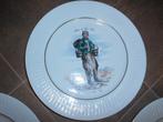 3 porselein borden  " Metiers du vieux Paris", Ophalen of Verzenden