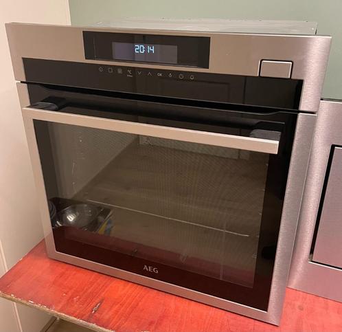 Recente en perfect werkende AEG combi stoomoven, Elektronische apparatuur, Ovens, Zo goed als nieuw, Inbouw, Oven met grill, 45 tot 60 cm
