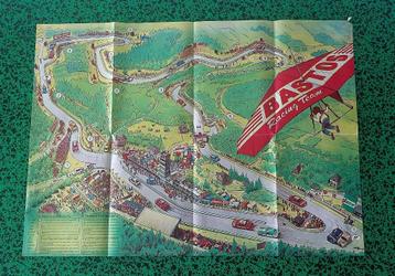 Vintage poster van het Bastos Racing Team - jaren 80