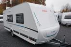 Nieuwe 3pers. Dethleffs met frans bed, treinzit, MTM 1360kg, Caravans en Kamperen, Treinzit, Bedrijf, Tot en met 3, Dethleffs