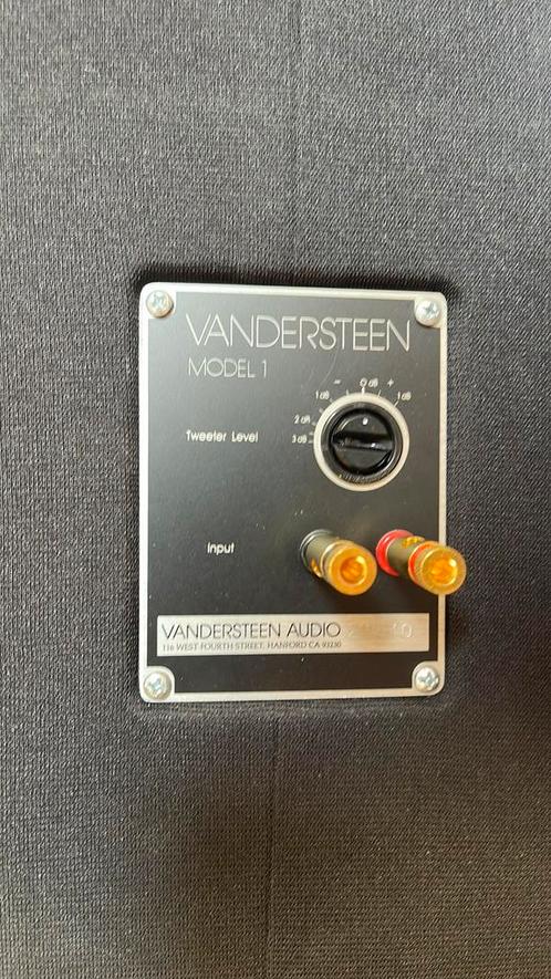 High end Vandersteen model 1 speakers, Audio, Tv en Foto, Luidsprekerboxen, Gebruikt, Ophalen
