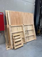 Hout van grote pallet kist, Doe-het-zelf en Bouw, Hout en Planken, Ophalen, Zo goed als nieuw, Pallet