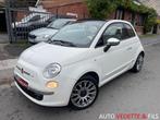 Fiat 500C 1.2i Lounge 51 (69) KW (PK) 1e PROP GAR.1AN, Auto's, Voorwielaandrijving, Zwart, 4 cilinders, Cabriolet