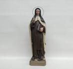 "Heilige Theresia van Avilla" antiek houten beeld, Antiek en Kunst, Antiek | Religieuze voorwerpen, Ophalen